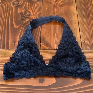 Free People • navy blue bralette
